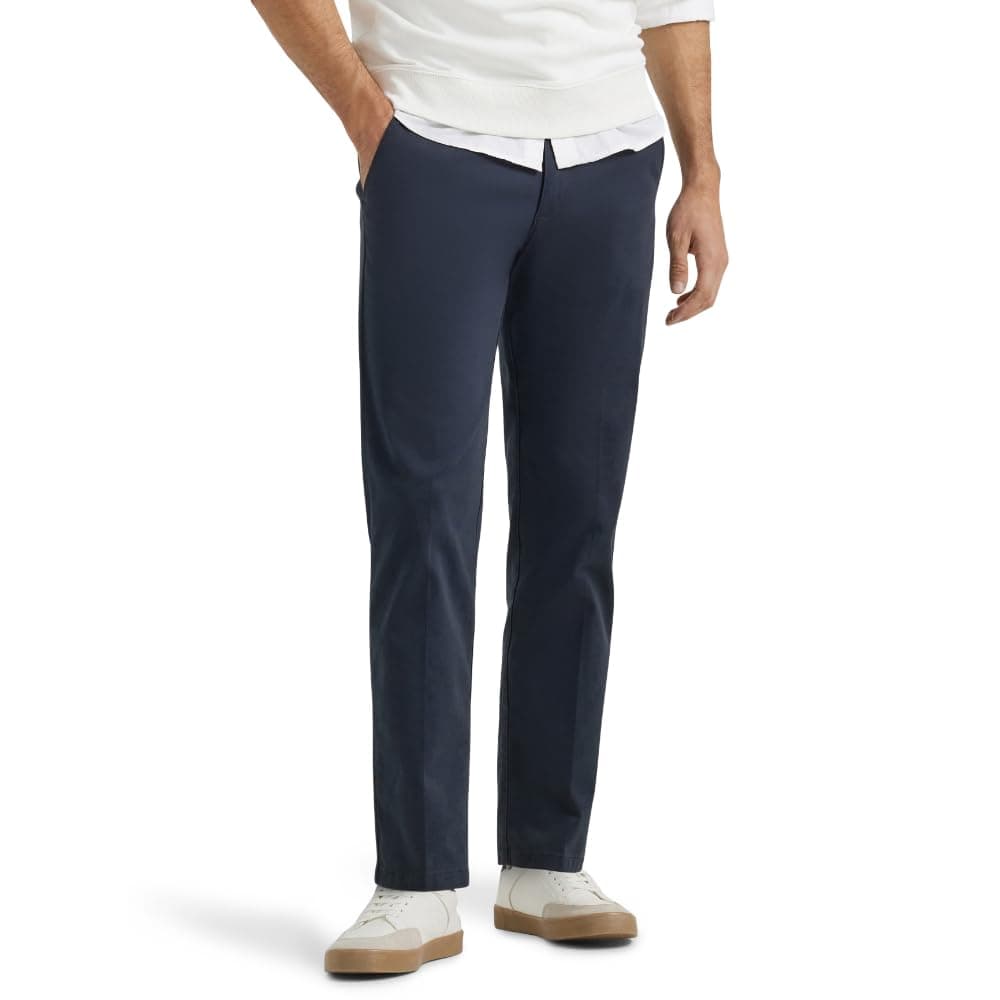 Men's Extreme Motion Flat Front Slim Straight Pant