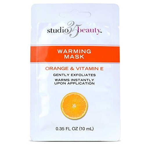 Walgreens Studio 35 Beauty Warming & Gently Exfoliating Face Mask (12 Masks Per Pack) (Orange & Vitamin E Warming Mask, 3 Packs (36 Masks))