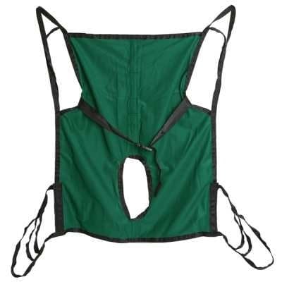 Hoyer One Piece Commode Sling - with Positioning Strap - Size Large