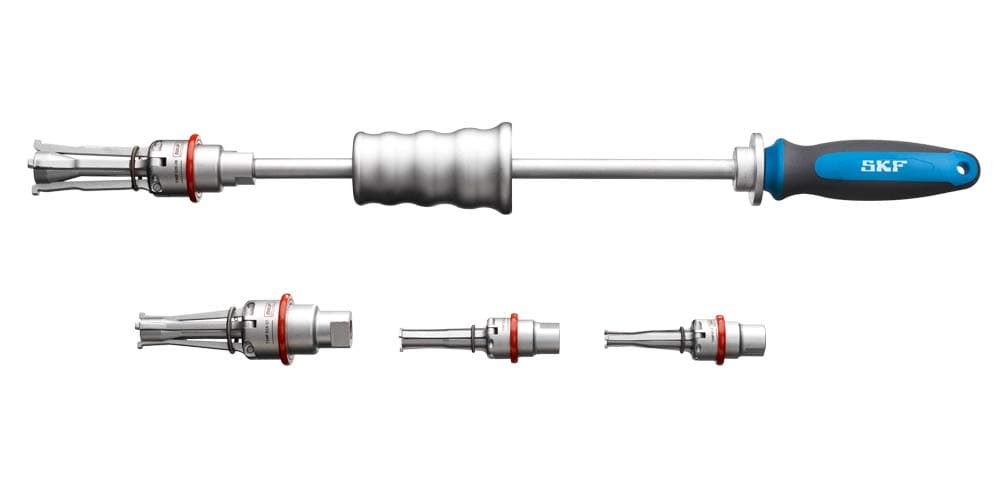 SKF TMIP 7-28 Internal Bearing Puller Kit, Bores 7-28 mm, Sliding Hammer