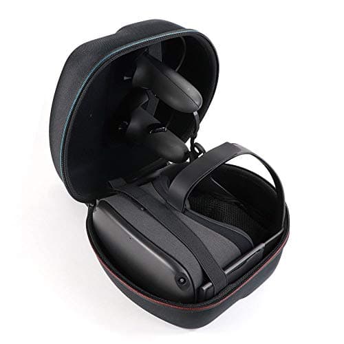 Hard carrying case for Oculus Quest 2 All-in-one VR Gaming Headset – 64GB 128GB Protective Storage travel Box (Black)