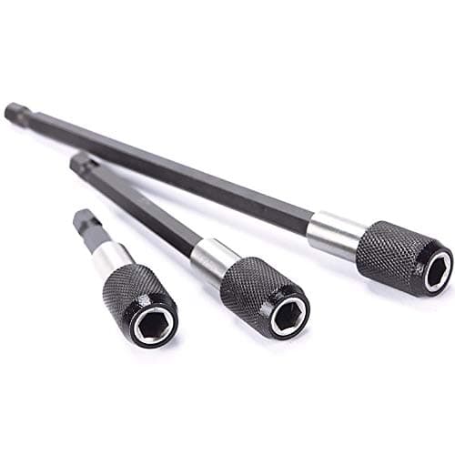 1/4 Quick Release Hex Shank Electric Drill Magnetic Screwdriver Bit Holder 3 pcs