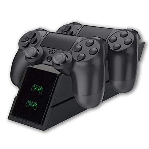 PS4 Controller Charger Stand Dual Charging Station Status Display Screen for Playstation 4 Slim/PRO Handle