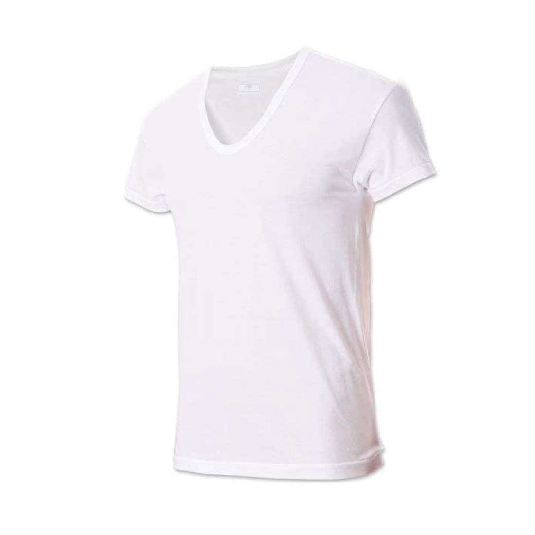 Try Men's Premium Basic Running Short Sleeve Undershirts 100% Cotton Multi Pack (1, XXL (110))