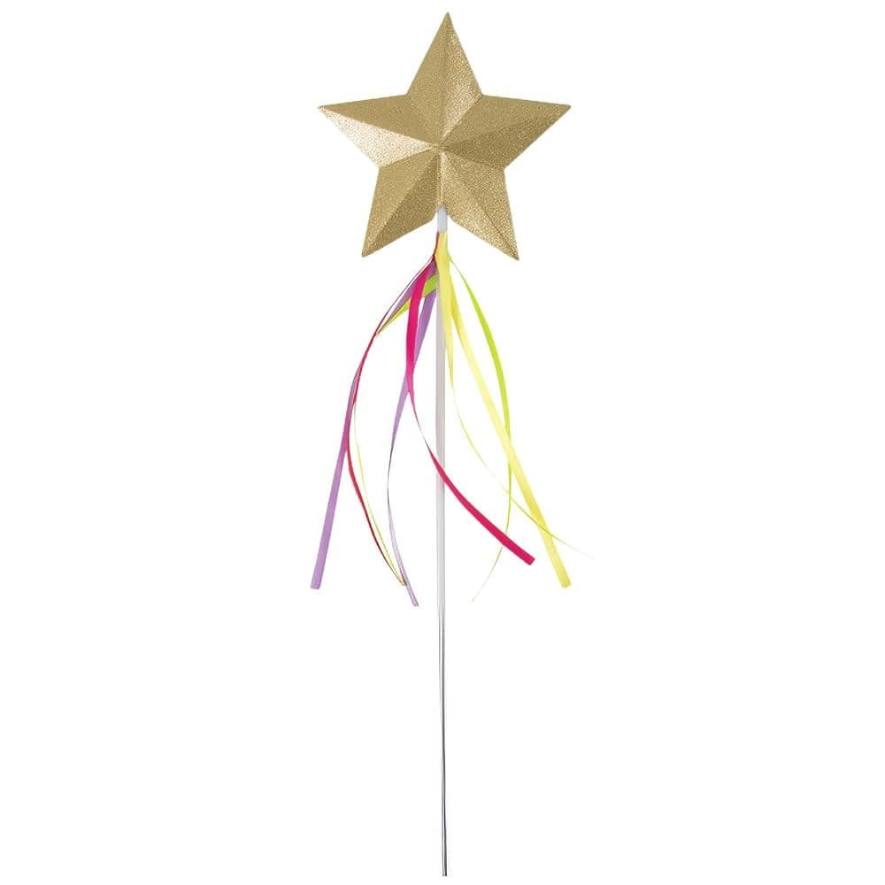RAINBOW STAR PRINCESS WAND, One Size