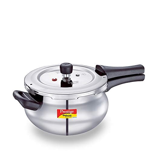 Svachh, 20268, 4 L, Alpha Junior Handi, With Deep Lid For Spillage Control, Stainless Steel, Silver, Outer Lid