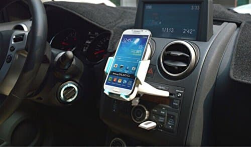 Cd Slot Dash Mount Holder Car Dock for Gps, Iphone 6, Iphone 5s, Samsung 5s (# 1 Black)