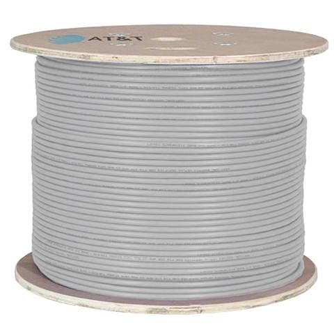 AT&TT-6 UTP Cable Roll 305 meter - Networking Cable, thick Solid Ethernet LAN Cable 305m length, Cable Roll in Reel,USA Brand