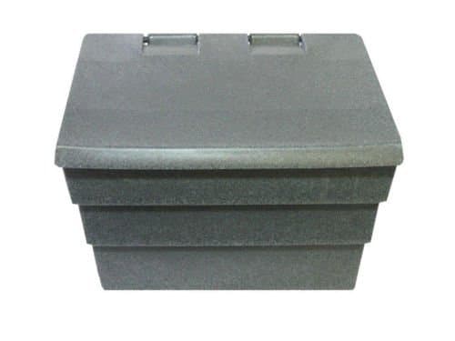 2 Cu Ft Lockable Grit Salt Storage Bin in Stone Effect