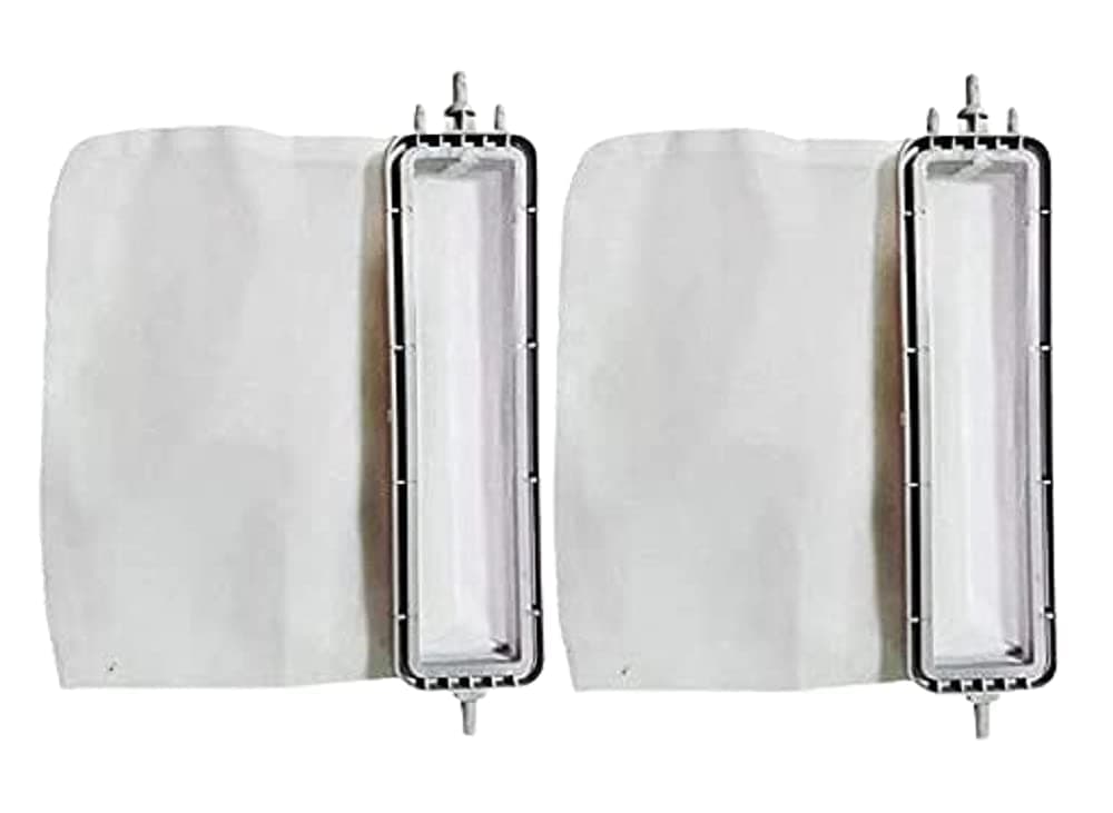Spareplanet™ LG Lint Filter for Semi Automatic Washing Machine Plastic (Grey) (Set of 2)(Match and Buy)