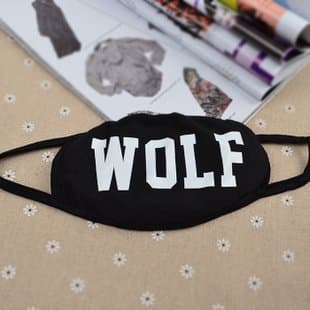 KPOP EXO XOXO SUPPORT MOUTH MASK (wolf)