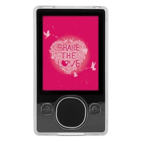 Zune II 80G Crystal Case, Clear