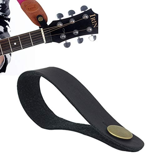 BaaSid Premium Guitar Strap Lock, Leather Guitar Strap Button, Leather Guitar Neck Strap Button, Guitar Headstock Strap Tie