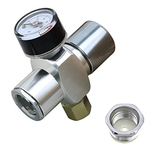 Micro CO2 Mini Regulator Keg Charger for Threaded Cartridges (0-20 PSI)