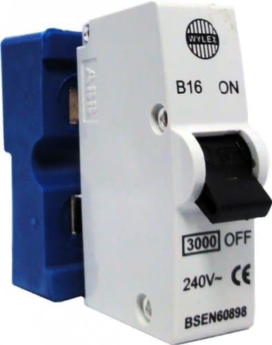 WYLEX B TYPE MCB PLUG IN BREAKER B16 PLUS ABM LAMP CATALOGUE