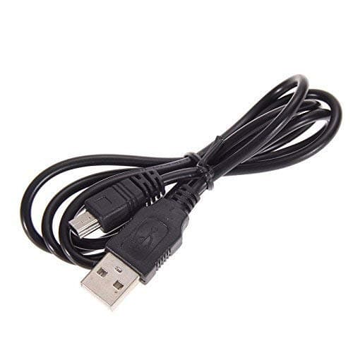 PS3 Controller Charging Cable, 5.4ft USB to Mini USB Charger Cable for PlayStation PS3/PS3 Slim Controller - Black