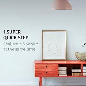 SamaN SAM-308-8 8-Ounce Interior Stain for Fine Wood for Seal, Stain and Varnish, Dark Chestnut