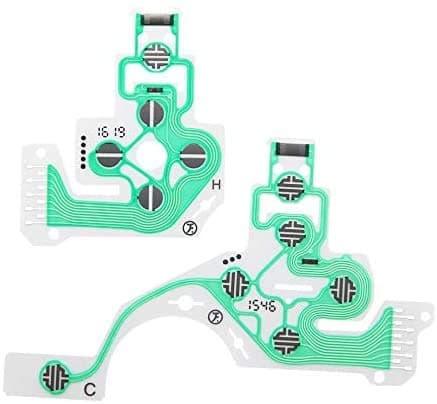 Replacement Buttons Ribbon Circuit Board for PS4 Dualshock 4 Pro Slim Controller Conductive Film Keypad Flex Cable PCB (JDS-030)