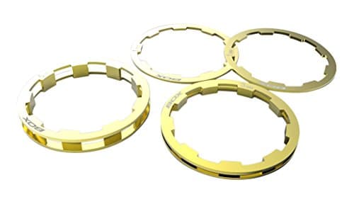 Cycle Group BX-HU130SHCS-GD Box Zero Shimano Comp Cassette Spacers, Gold
