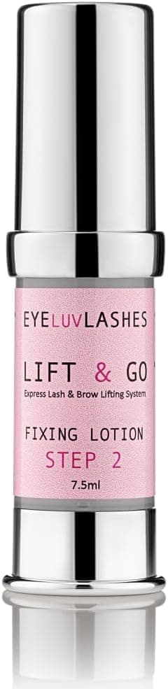 Lash Lifting Brow Lamination Fixing Lotion Step 2 Bottle Vegan Cruelty Free Eyeluvlashes FIXING LOTION STEP 2 (7.5ML AIRLESS PUMP BOTTLE)