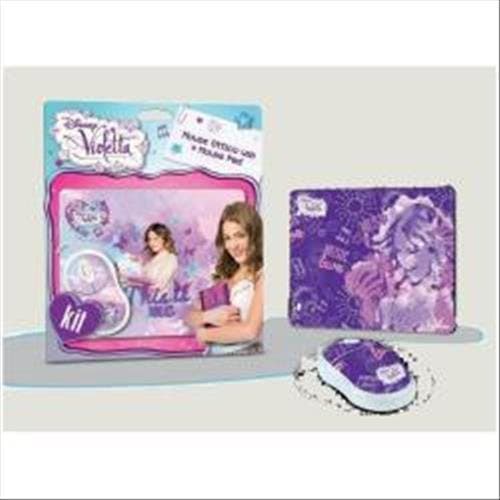 MOUSE USB OTT + MOUSE PAD VIOLETTA