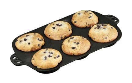 Cast Iron Muffin Toppers Biscuit Pan