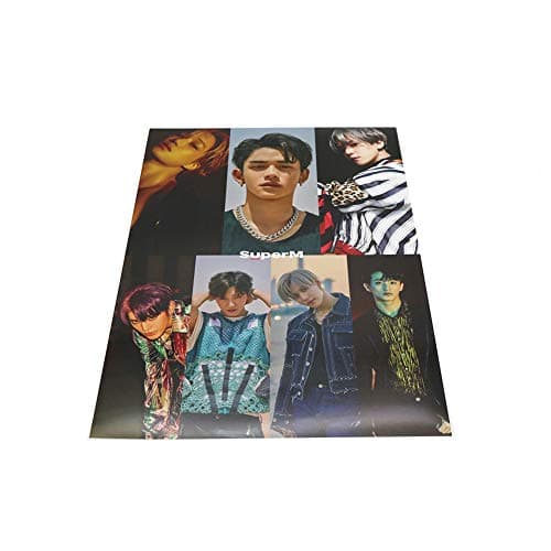 SuperM Kpop Photo Posters Sticker Set