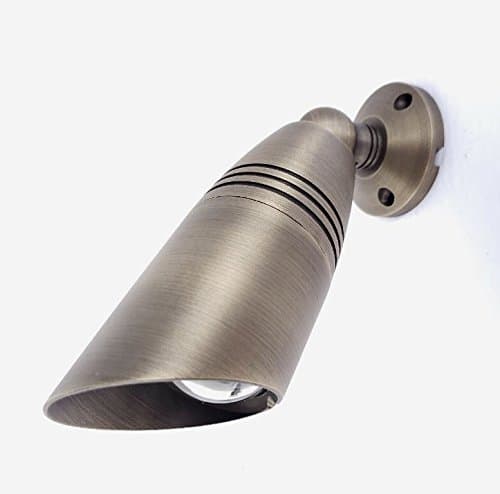 Pinnacle Lights Tree/Wall Mount Solid Brass Haley Spot Light LED Low Voltage Outdoor Landscape Lighting