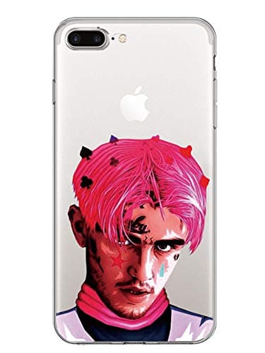 MAYCARI Lil Peep Personalized Cell Phone Cover Case for iPhone Xs/iPhone X, Hip Hop Singer Soft TPU Bumper Protective Case Cover