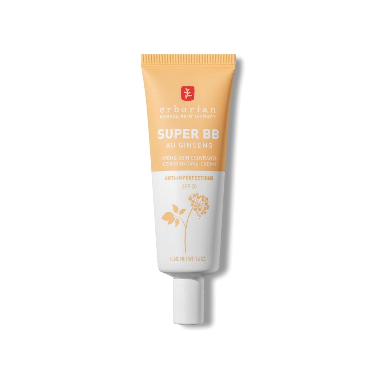 Erborian Super BB Cream with Ginseng - Full coverage BB cream for acne prone skin