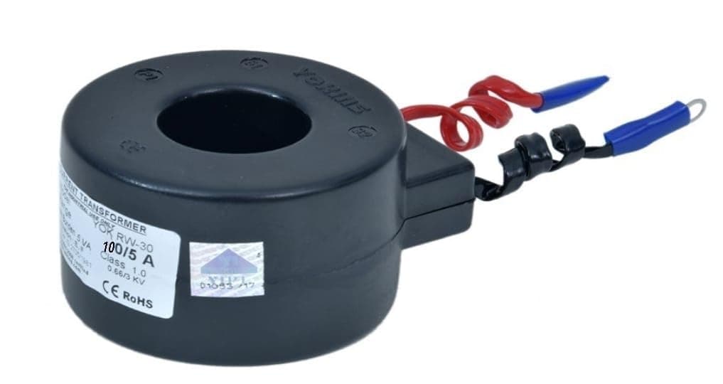 Current Transformer 100/5A, 100A CT for Ammeter as per IS2705 Model YOK-RW30 AC Current Measurement