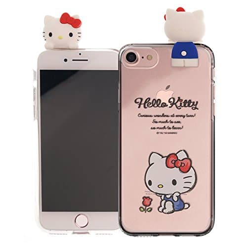 Compatible with iPhone 8 Plus/iPhone 7 Plus Case HKT Cute Figure Doll Soft Jelly Cover for - Figure HKT Sitting