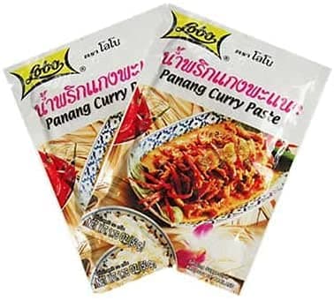 Thai Panang Curry Paste Lobo Brand 2 x 50gm Packets