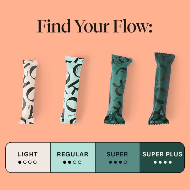 Cora Organic Applicator Tampon Multipack | 72 Regular and 72 Super Absorbency | 100% Organic Cotton, Unscented, Plant-Based Compact Applicator | Leak Protection, Easy Insertion, Non-Toxic | 144 Count