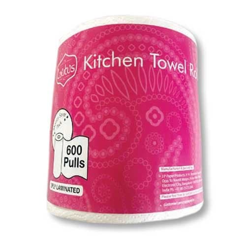 Lautus Kitchen Towel Tissue Paper Roll – 2 Ply – 600 Pulls per Pack