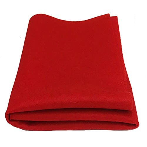 100% Merino Wool Craft Felt - RED (Half Yard)