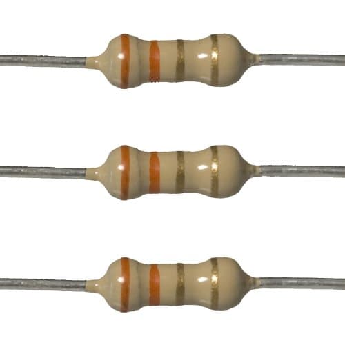 10EP5143R30uk 3.3 Ohm Resistors, 1/4 W, 5% (Pack of 10)