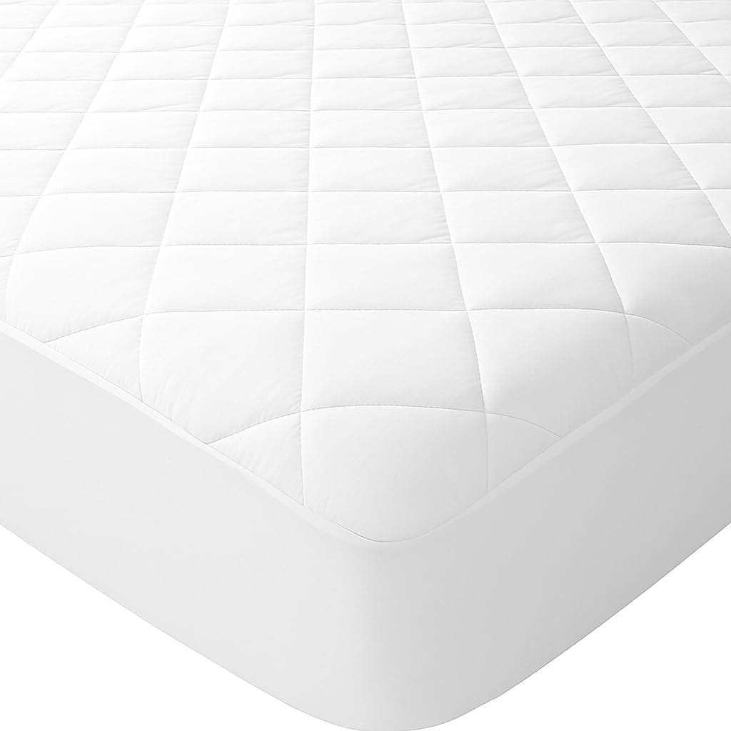 HIGH LIVING Quilted Mattress Protector, Extra Deep, Small Double (122 × 190 cm)