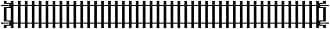 Hornby 00 Gauge 335Mm Double Straight Track Model