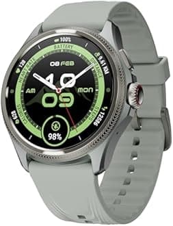 Ticwatch Pro 5 Enduro Smartwatch for Men 1.43" Android Wear OS Smart Watch Up to 90 Hrs Battery 7/24 Heart Rate Health Fitness Tracker Outdoor 5ATM GPS Compass Not Compatible with iPhone/iOS