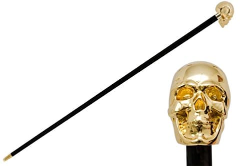 Pasotti Cane Skull, Golden Handle, Original Accessory