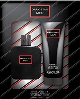 Dark Star Men's 2 Piece Gift Set for Men- Includes 2.7 Fl.oz. 80ml Shower Gel, 1.7 Fl.oz. / 50ml Eau De Parfume - 2 Piece Fragrance Gift Set