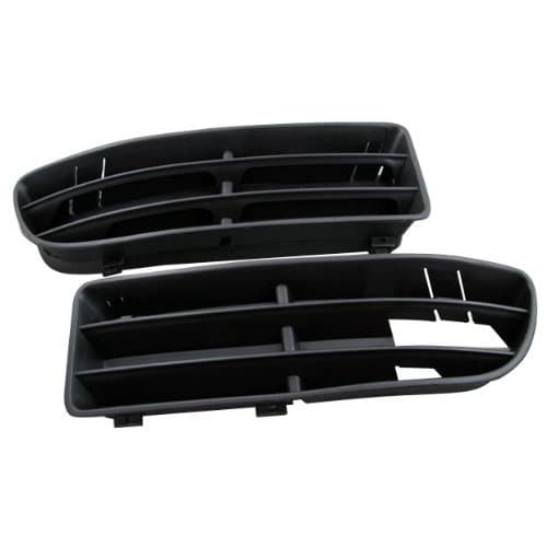 Front Pair Left & Right Lower Insert Vent Grille Fit for Volkswagen VW Jetta Bora Mark Mk4 1999 2000 2001 2002 2003 2004