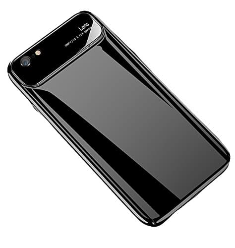 Vaku® Apple iPhone 6 Plus / 6S Plus Polarized Lens Glossy Edition PC 4 Frames + Ultra-Thin Case Back Cover for Apple iPhone 6 Plus (Jet Black)