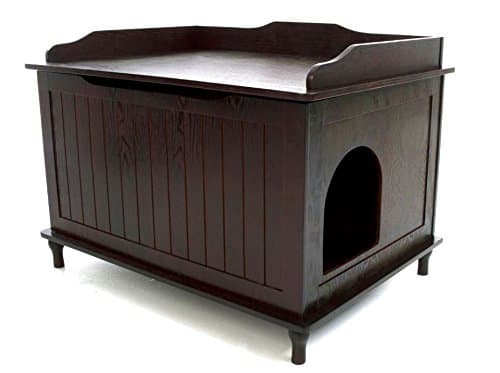 Designer Catbox Litter Box Enclosure in Espresso