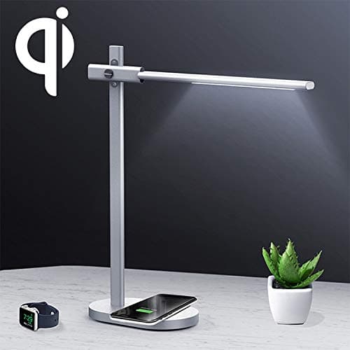 Study Desk lamp Momax 2 1 Qi Quick Charge Standard Wireless Charger LED Desk lamp Contracted lamp