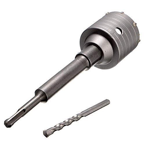 KROSTTools Centre 35mm Concrete Wall Drill Bit Hole Saw Cutter +160mm Connecting Rod With Wrench For Brick Cement Stone