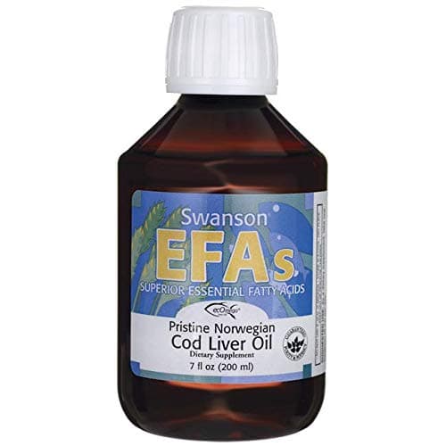 Swanson Pristine Norwegian Cod Liver Oil 7 fl Ounce (200 ml) Liquid