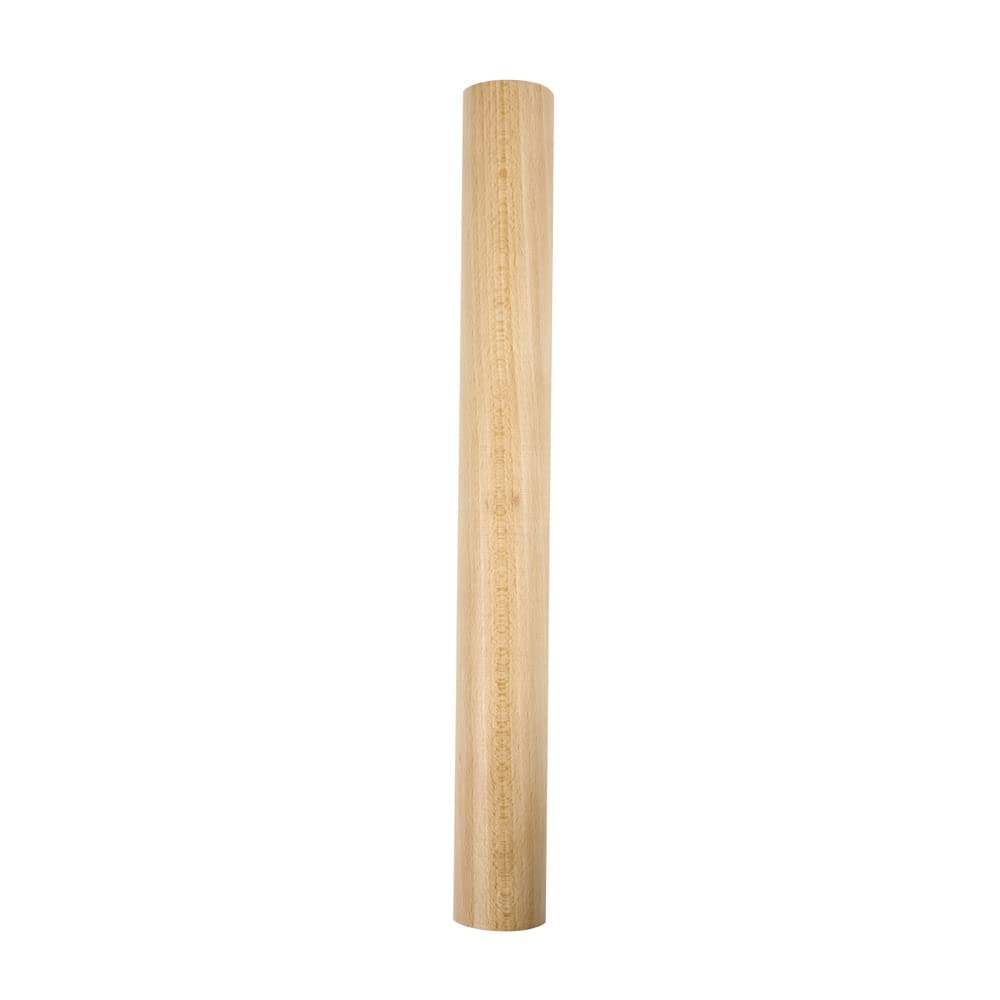 T&G 23 Professional Solid Rolling Pin in FSC Certified Beech, 45 x 5 cm, Beige