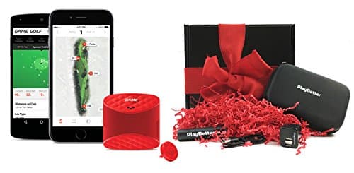 Game Golf LIVE Shot Tracking GPS System GIFT BOX (for iOS and Android) | Includes PlayBetter Protective Case, Portable Charger, USB Wall Adapter, Gift Box